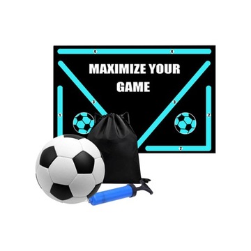 Football Footstep Training Mat Training Pace Ball with Pump Football