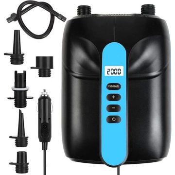ЭЛЕКТРИЧЕСКИЙ НАСОС для понтона SUP 0-20 PSI 12 В 110 Вт