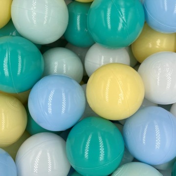 Plastikowe piłeczki piłki kulki zestaw 500szt. 7cm