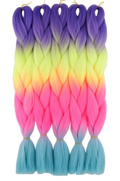 СИНТЕТИЧЕСКИЕ ВОЛОСЫ ЦВЕТНЫЕ МОСТЫ OMBRE 4K.028