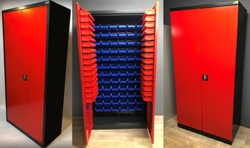 Шкаф МАСТЕРСКАЯ МЕТАЛЛ с контейнерами 199Х100см