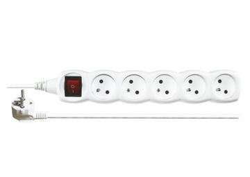 PRZEDŁUŻACZ LISTWA ZASILAJĄCA 5 GNIAZD 5m