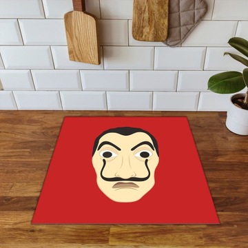 ЗАЩИТНЫЙ КОВРИК ДЛЯ ПЛИТЫ - MORE SPACE 60x52 красный - маска