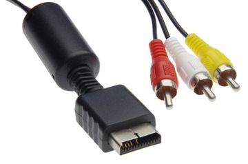 ТВ-КАБЕЛЬ 3-ДЮЙМОВЫЙ ДЛЯ PS3 PS2 AV HD SOUND 3x RCA