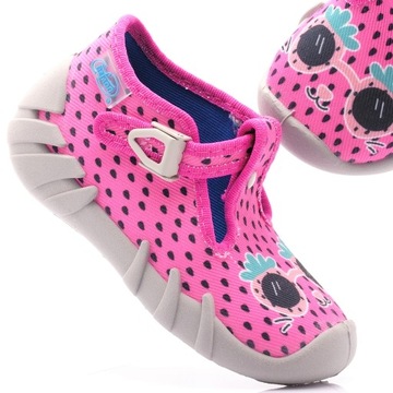BEFADO 110P455 KAPCIE BUTY DZIECIĘCE RÓŻOWE 25