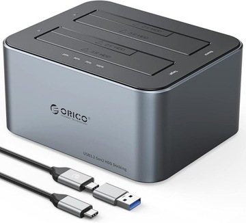 ORICO 6626C3-C Stacja dokująca z podwójnym dyskiem twardym OUTLET