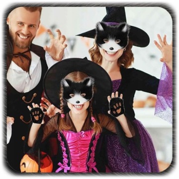 ОБСУЖДЕНИЕ КОСТЮМ КОТЕНКА ЧЕРНЫЙ НАРЯД ИСКУССТВЕННЫЙ МЕХ МАСКА ХВОСТ ДЛЯ КАРНАВАЛА