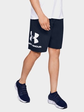 KRÓTKIE SPODENKI MĘSKIE UNDER ARMOUR SZORTY SPORTOWE BAWEŁNA 1329300-408