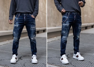 DSQUARED2 jeansy r. 46 Cool Guy Jean spodnie ICON D2 r. 32 dsq2 przetarcia