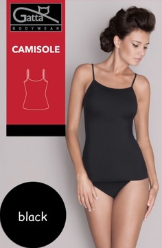 GATTA koszulka na ramiączkach CAMISOLE black # S