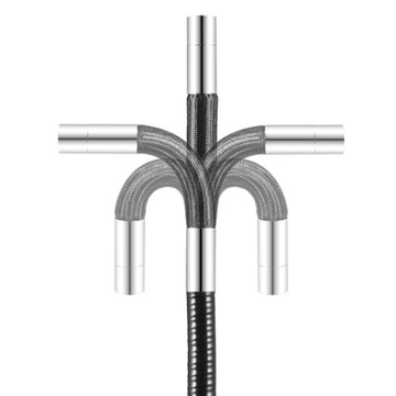 Эндоскопическая камера VEEVOR, двунаправленный шарнирный эндоскоп, 180°, 1920*1080p