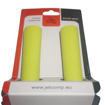 Chwyty kierownicy JET (Pianka NBR, sylikon, green)