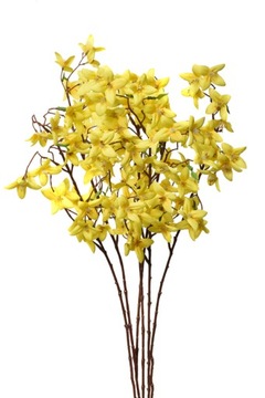 ФОРСИЦИЯ ДЕКОРАТИВНАЯ ВЕТКА С ЦВЕТАМИ ИСКУССТВЕННОЕ РАСТЕНИЕ ВЕСЕННЕЕ УКРАШЕНИЕ