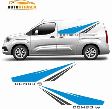 naklejka naklejki bus opel combo