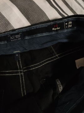 Armani Jeans spodnie męskie J45 REGULAR 36/34