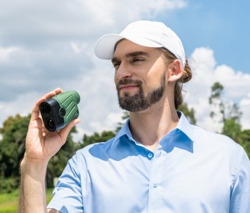 ОХОТНИЧИЙ ЛАЗЕРНЫЙ ДАЛЬНОМЕР, БИНОКУЛЯРНЫЙ ПРИЦЕП ДЛЯ ГОЛЬФ, РЕЖИМЫ, 6xZOOM, 1000 м, КОРПУС