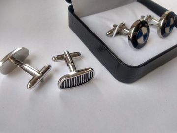 Захватывающие запонки BMW для рубашки с решеткой в ​​форме почек