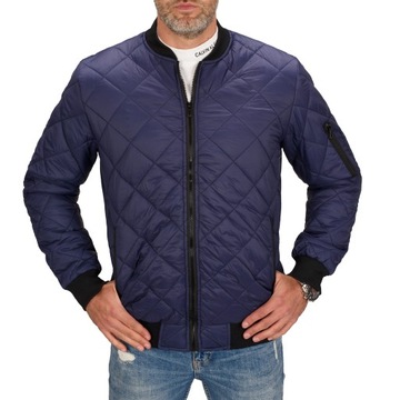 KR01 roz. M KURTKA MĘSKA BOMBER JACKET PIKOWANA