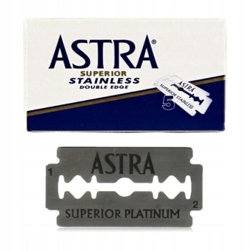 Astra Blue Stainless żyletki do golenia 5szt