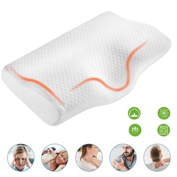 PODUSZKI KONTUROWE NA BÓL SZYI I RAMION, ERGONOMICZNA ORTOPEDYCZNA PODUSZKA