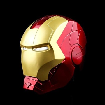 МАСКА ШЛЕМ ЖЕЛЕЗНЫЙ ЧЕЛОВЕК СВЕТЯЩИЙСЯ СВЕТОДИОД ОТКРЫВАЮЩИЙСЯ НАРЯД ДЛЯ КОСПЛЕЙ КОСТЮМ 1:1