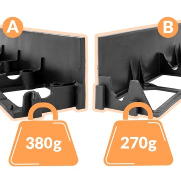 Бордюр садовый 4,5см Бордюр ЭКО-ПЛЮС + 3 анкера