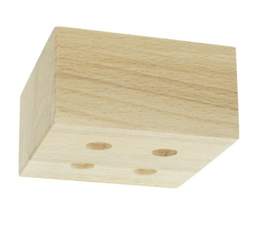 Stopka bukowa 8,5 x 8,5 do mebla nóżka drewniana