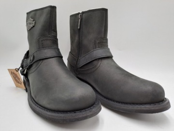 Черные кожаные ботинки HARLEY-DAVIDSON | Размер 42