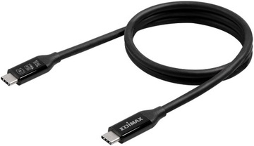 Kabel USB4/Thunderbolt 3 Edimax UC4-010TB V2 1m USB-C to USB-C czarny