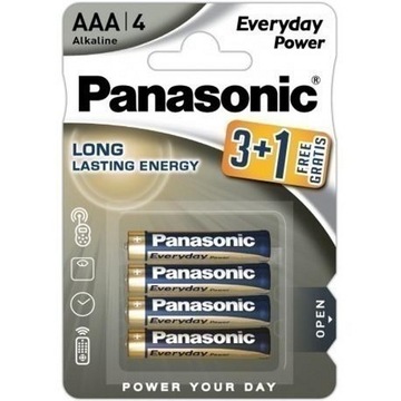 Bateria alkaliczna Panasonic AAA (R3) 4 szt.