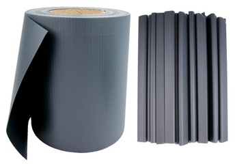 УФ-ЛЕНТА ДЛЯ ЗАБОРА, КРЫШКА ПАНЕЛИ 35м + ЗАЖИМЫ ДЛЯ ПАНЕЛИ 450G