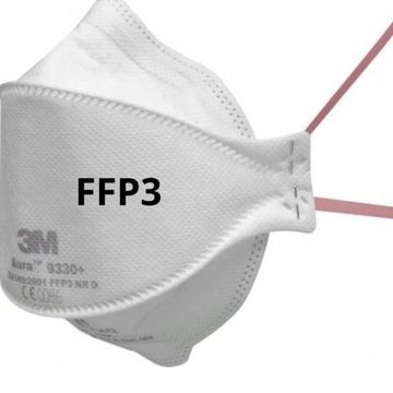 Maska PRZECIWPYŁOWA 3M Aura FILTR FFP3 9330+