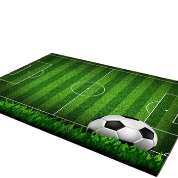 DYWAN DLA FANA PIŁKI NOŻNEJ ZIELONE BOISKO PIŁKARSKIE MURAWA GOL 80x120