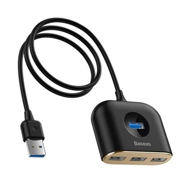 АДАПТЕР-концентратор BASEUS USB-АДАПТЕР 4В1 1X USB 3.0 3X USB 2.0 МИКРОУСБ 1M