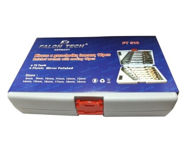 КЛЮЧИ С ТРЕЩОТКОЙ, 8-19ММ, 12 шт., НАБОР КЛЮЧЕЙ