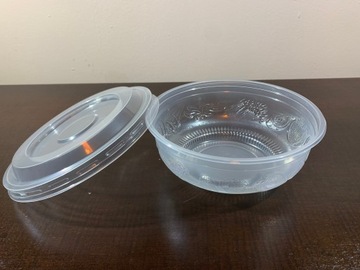 Контейнер для микроволновой печи из ПП толщиной 610 мл + крышка 50 шт.