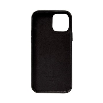 Crong Essential Cover - чехол из экокожи для iPhone 12 Pro Max (черный)