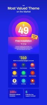 Многоцелевой шаблон темы Phlox Pro Elementor WP