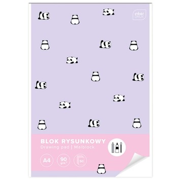 INTER BLOK RYSUNKOWY A4/50 KARTKI DO RYSOWANIA