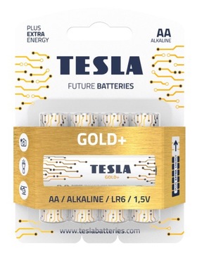 Baterie alkaliczne TESLA AA / LR6 / 1,5V 4szt GOL