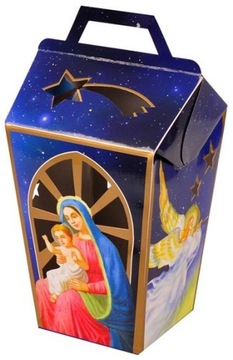 LAMPION PAPIEROWY ADWENTOWY RORATY ŚWIECĄCY 21 CM