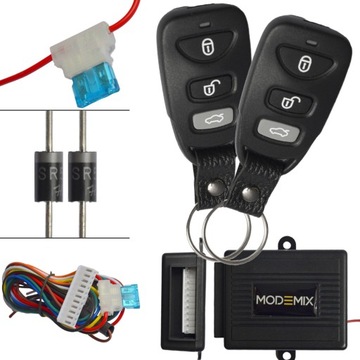 Контроллер центрального замка РАЗМЕЩЕНИЕ В АВТОМОБИЛЕ 2X ПУЛЬТА ДИСТАНЦИОННОГО УПРАВЛЕНИЯ МНОГОФУНКЦИОНАЛЬНЫМ