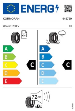 4x KORMORAN 225/45R17 94 В сверхвысокой производительности