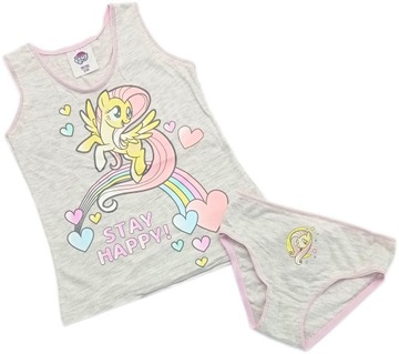 MY LITTLE PONY Komplet PODKOSZULKA i MAJTKI 98/104