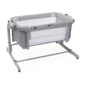 Приставная кровать Next2Me Magic EVO Chicco Grey Mist