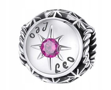 CHARMS ZAWIESZKA znak zodiaku LEW S925