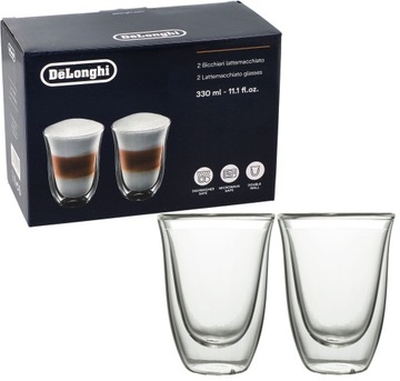 Szklanki termiczne Delonghi do Macchiato 330ml