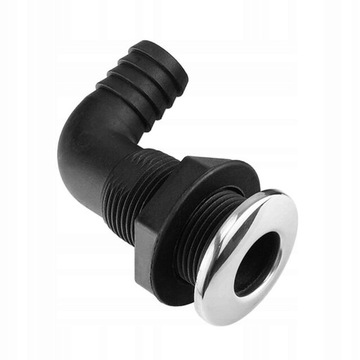 PRZEJŚCIE BURTOWE KĄTOWE ODPŁYW NA WĄŻ - 25mm / 1''