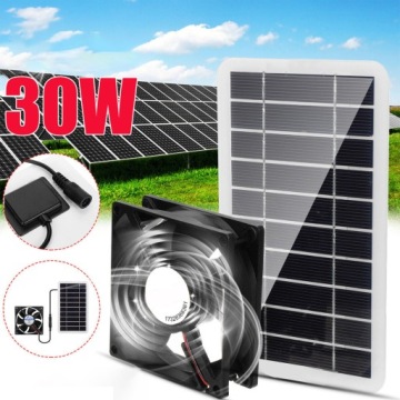 СОЛНЕЧНЫЙ ВЕНТИЛЯТОР 30ВТ, ВЫТЯЖНОЙ ВЕНТИЛЯТОР, ДЛЯ ТЕПЛИЦЫ, НАРАДА, КУРИНОГО СОВЕТА