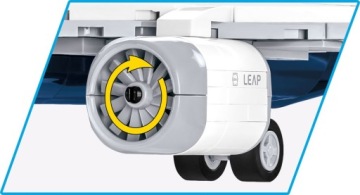 Блоки пассажирского самолета Cobi 26608 Boeing 737-8